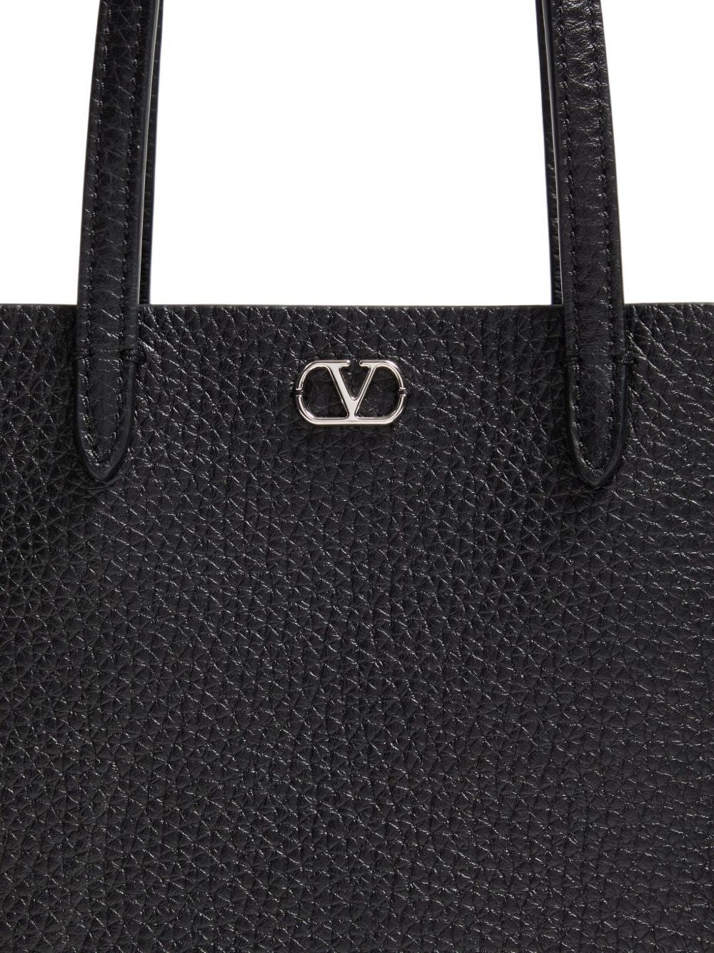 Valentino Garavani Nellcôte Mini Shopping Bag in Grainy Calfskin Valentino Garavani