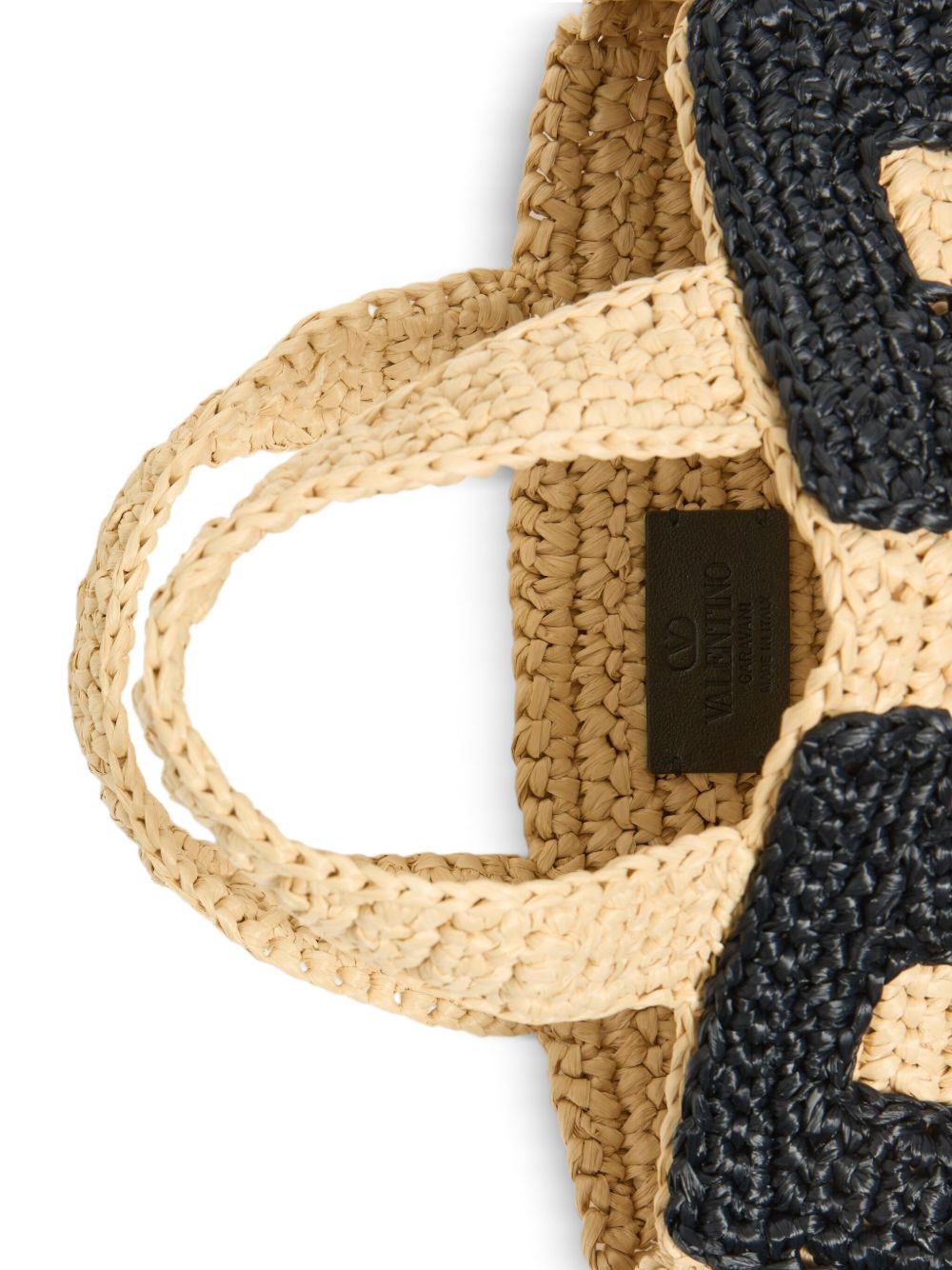 Valentino Garavani Viva Superstar Small Raffia Shopping Bag Valentino Garavani