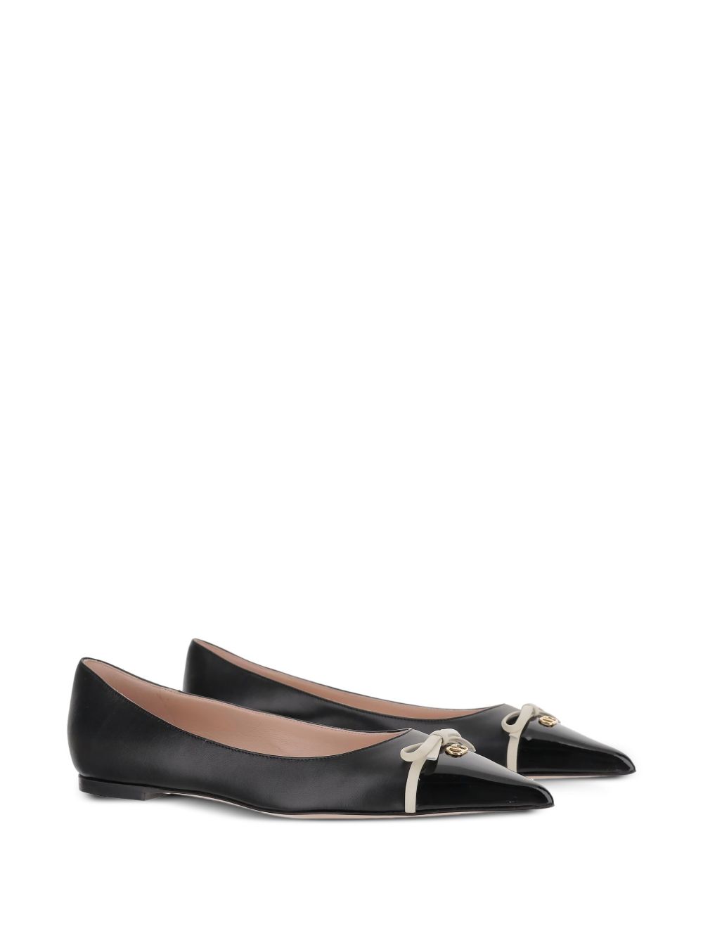 Valentino Garavani Bepointy leather ballet flats Valentino Garavani