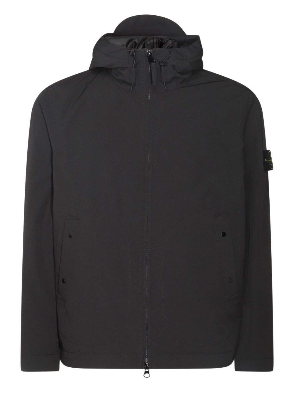 Stone Island Coats Black Stone Island