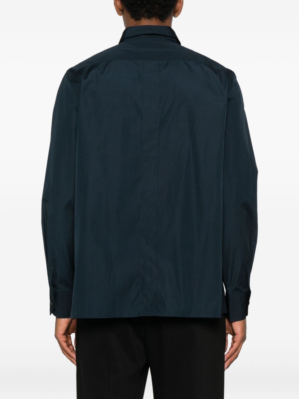 Saint Laurent Cassandre long-sleeve button-up shirt Saint Laurent