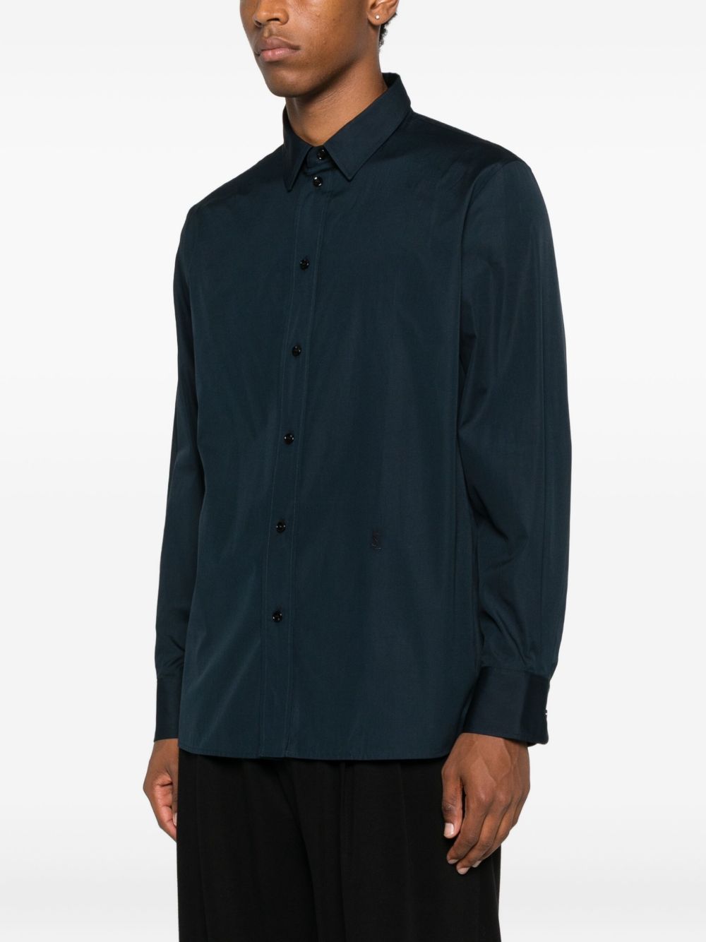 Saint Laurent Cassandre long-sleeve button-up shirt Saint Laurent
