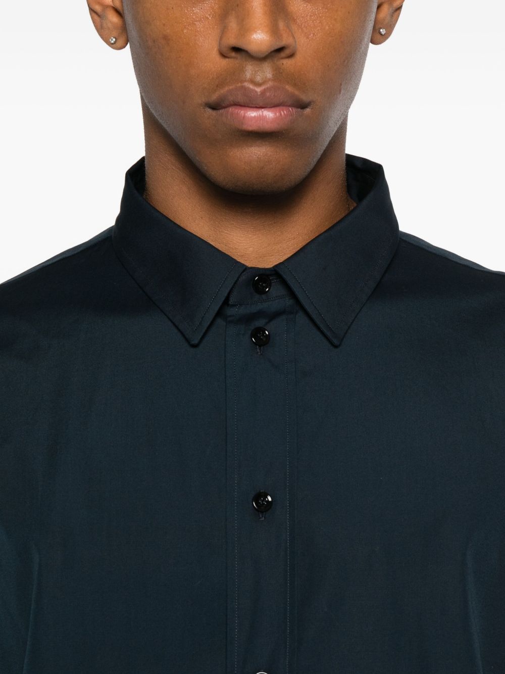 Saint Laurent Cassandre long-sleeve button-up shirt Saint Laurent