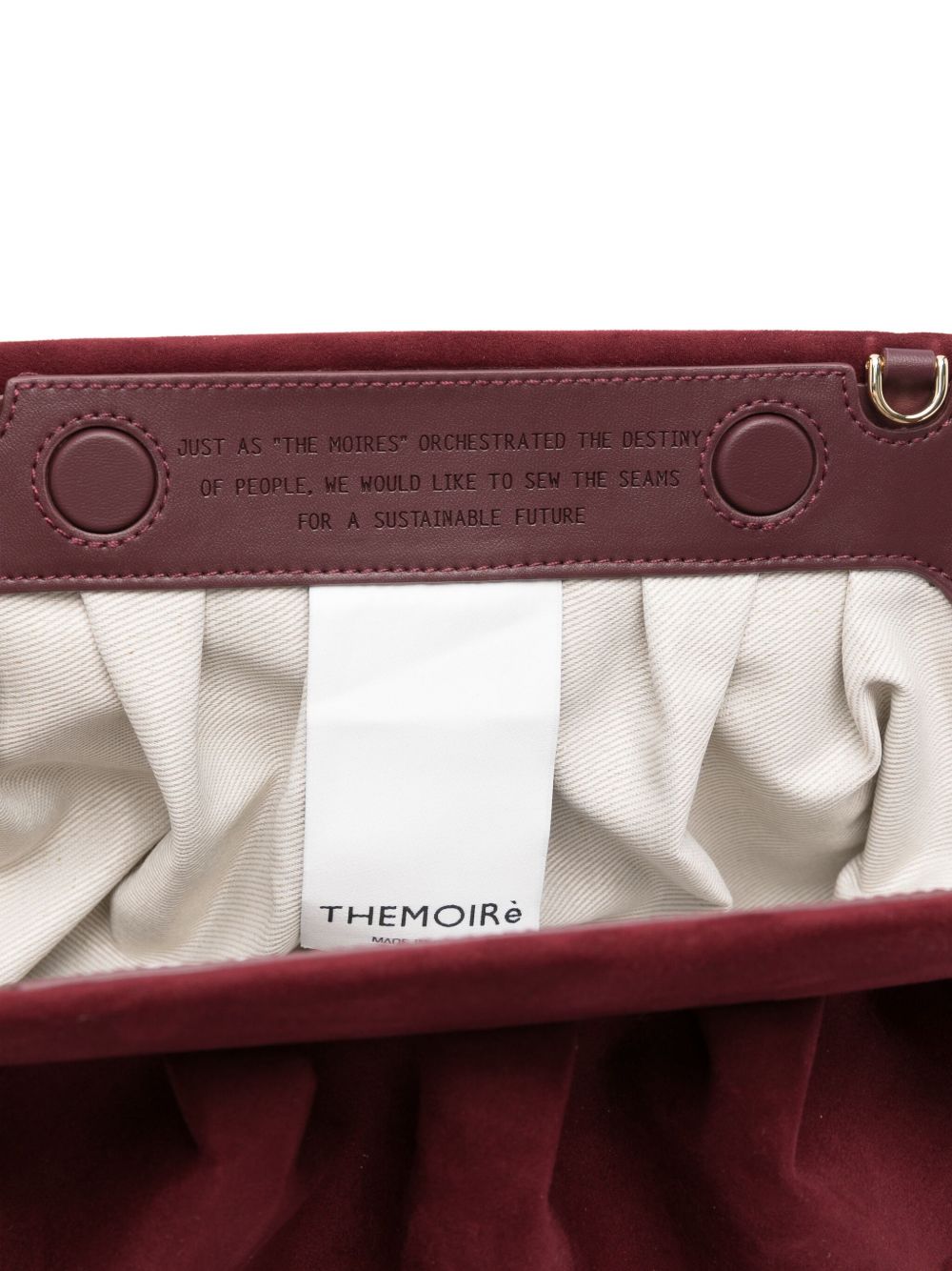 Themoire' Bios pleated clutch bag Themoire'