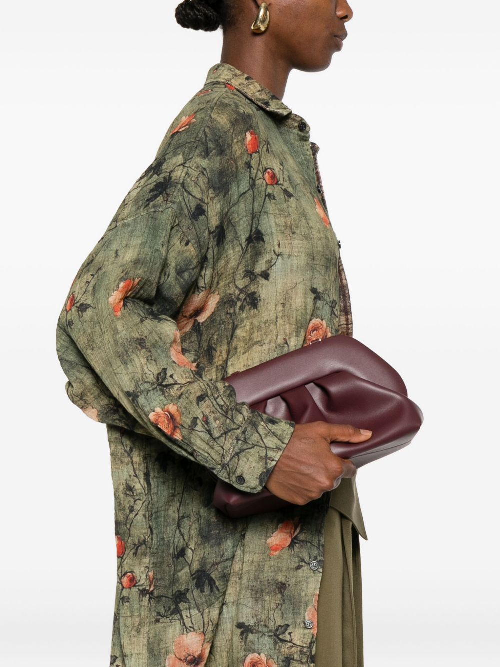 Themoire' Bios pleated clutch bag Themoire'