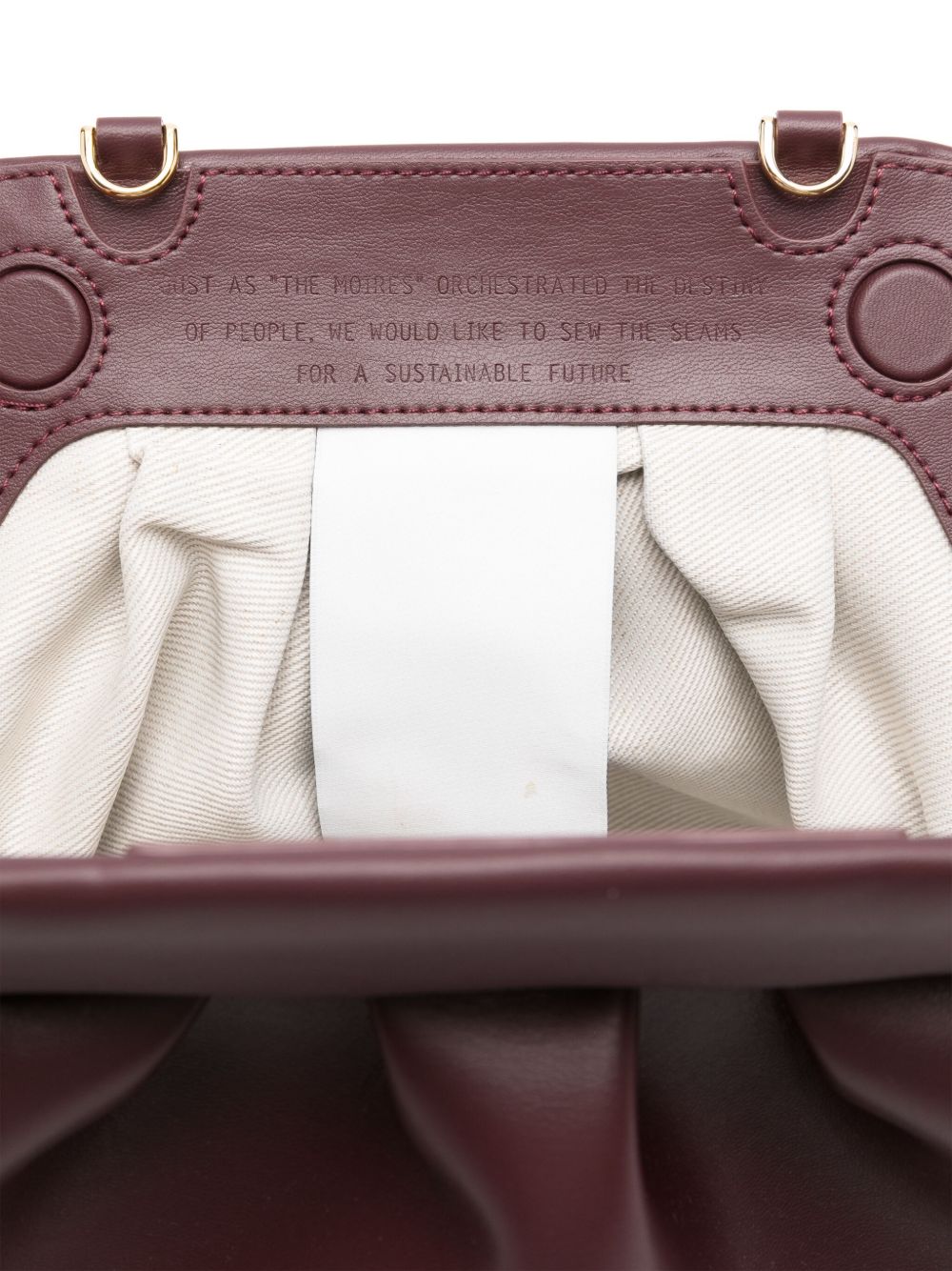 Themoire' Bios pleated clutch bag Themoire'