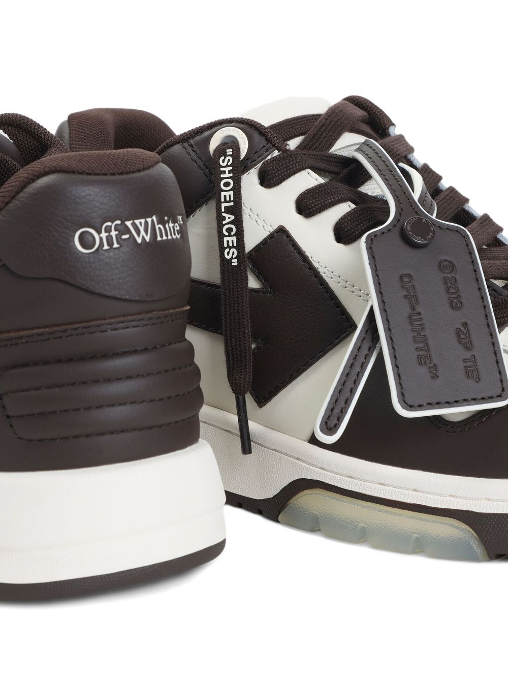 Off White Sneakers Brown Off White
