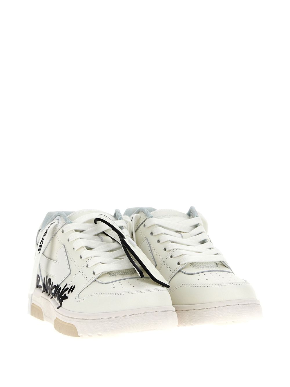 Off White Out Of Office "For Walking" leather sneakers Off White