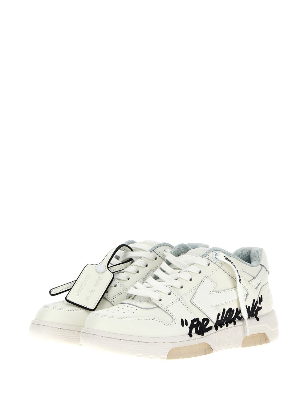 Off White Out Of Office "For Walking" leather sneakers Off White