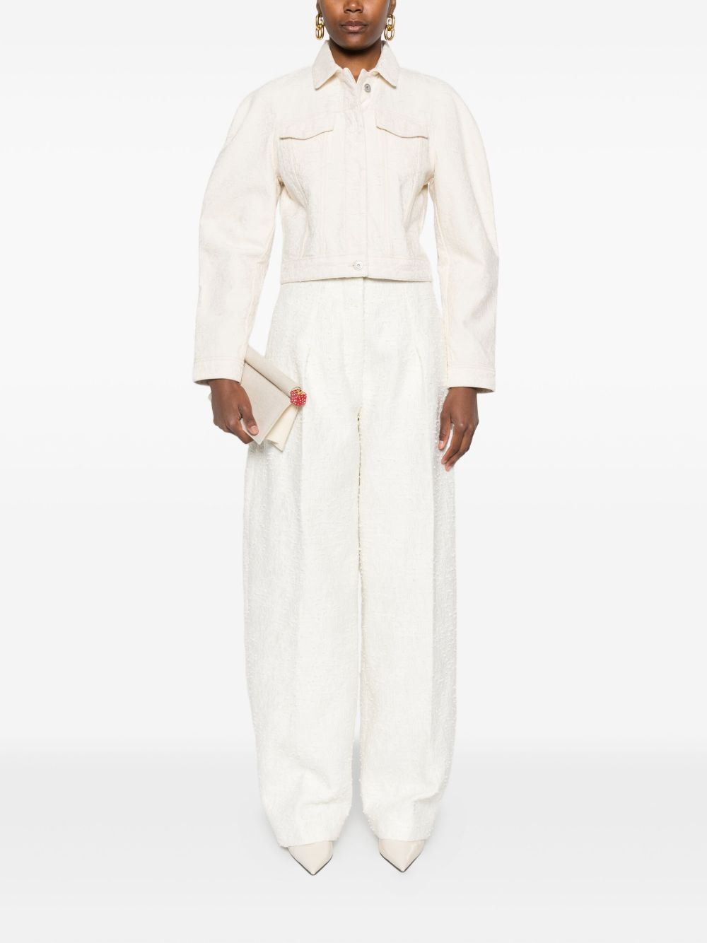 JACQUEMUS Coats White JACQUEMUS