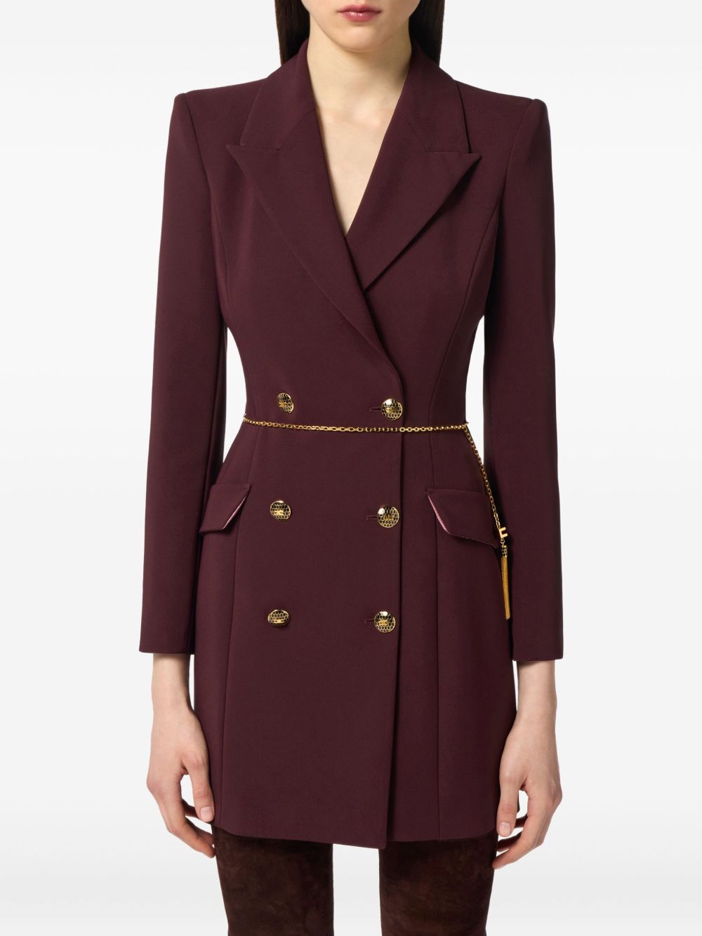 Elisabetta Franchi Dresses Bordeaux Elisabetta Franchi