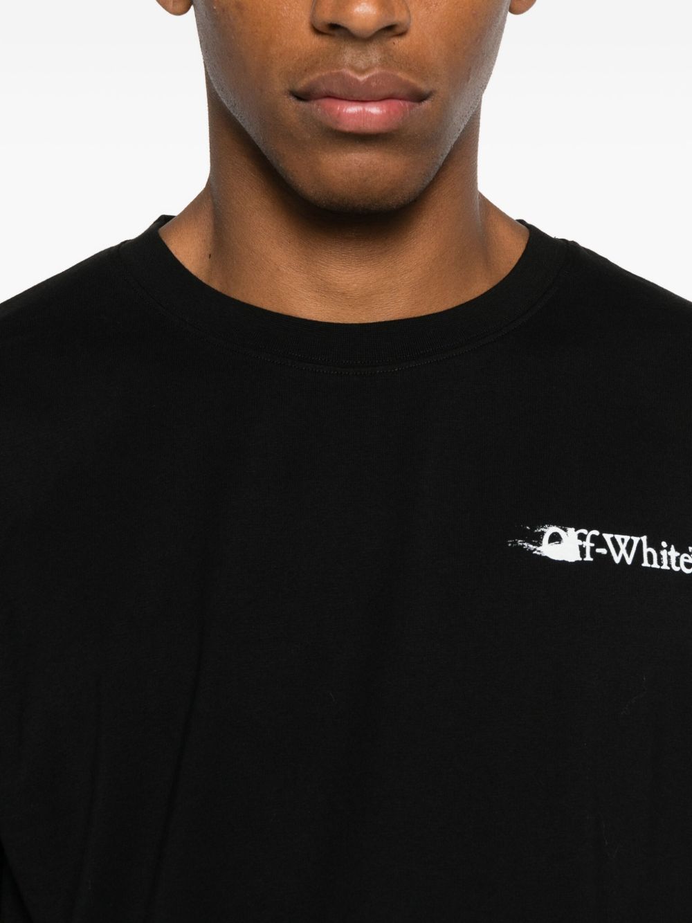 Off White T-shirts and Polos Black Off White
