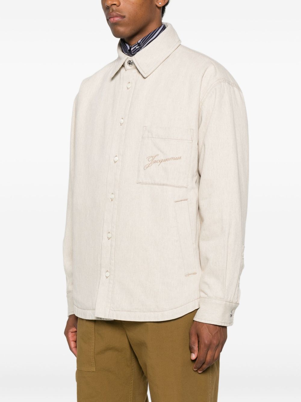JACQUEMUS Shirts Beige JACQUEMUS