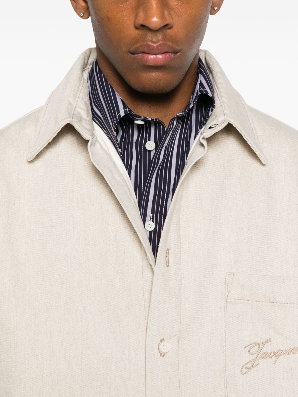 JACQUEMUS Shirts Beige JACQUEMUS