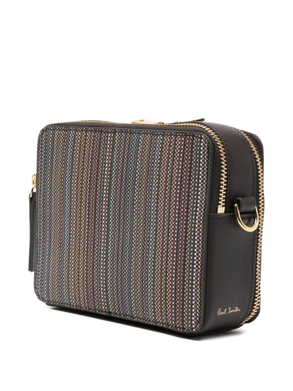 Paul Smith Striped zip-top shoulder bag Paul Smith