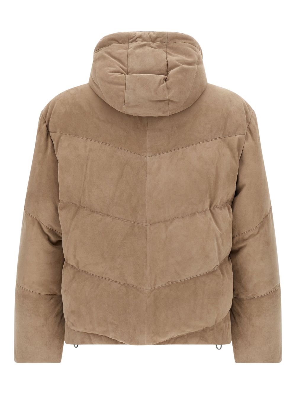 Brunello Cucinelli Quilted suede down jacket Brunello Cucinelli