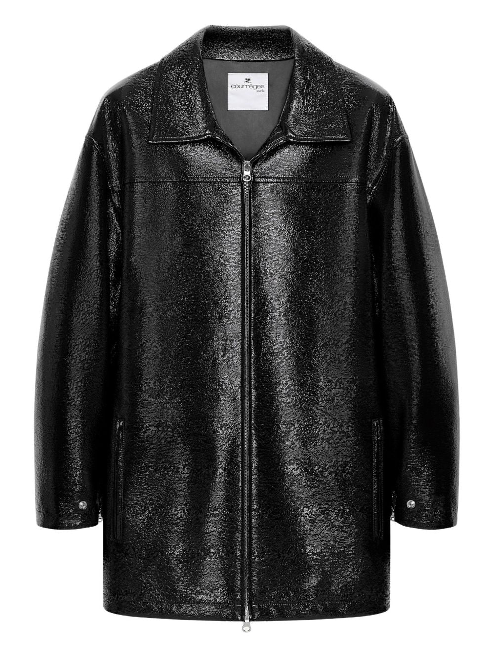 Courreges Coats Black Courreges
