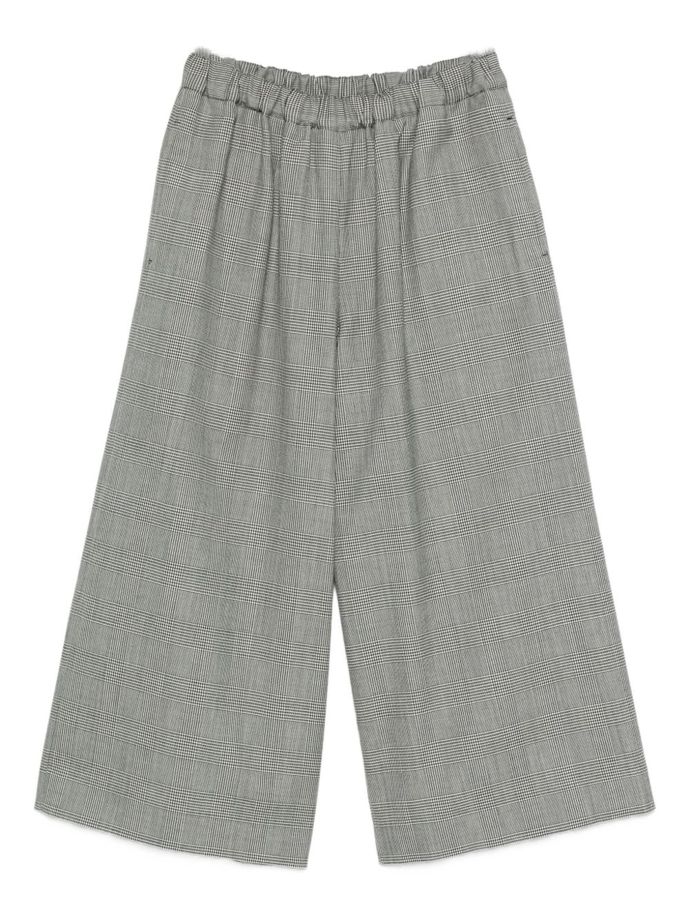 Comme Des Garcons Checked elasticated-waist trousers Comme Des Garcons