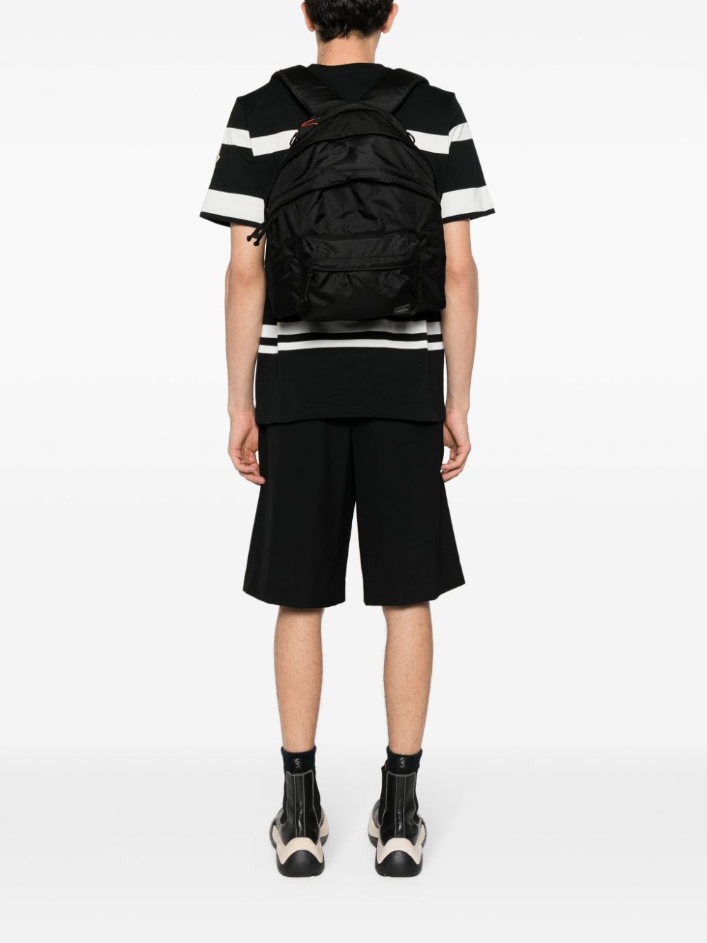 Porter Logo-patch ripstop backpack Porter