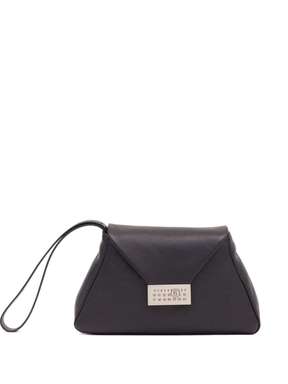 MM6 Maison Margiela Numeric leather clutch MM6 Maison Margiela