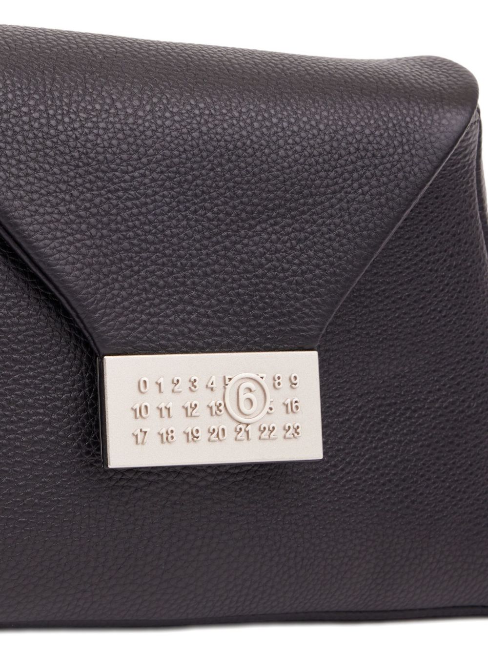MM6 Maison Margiela Numeric leather clutch MM6 Maison Margiela