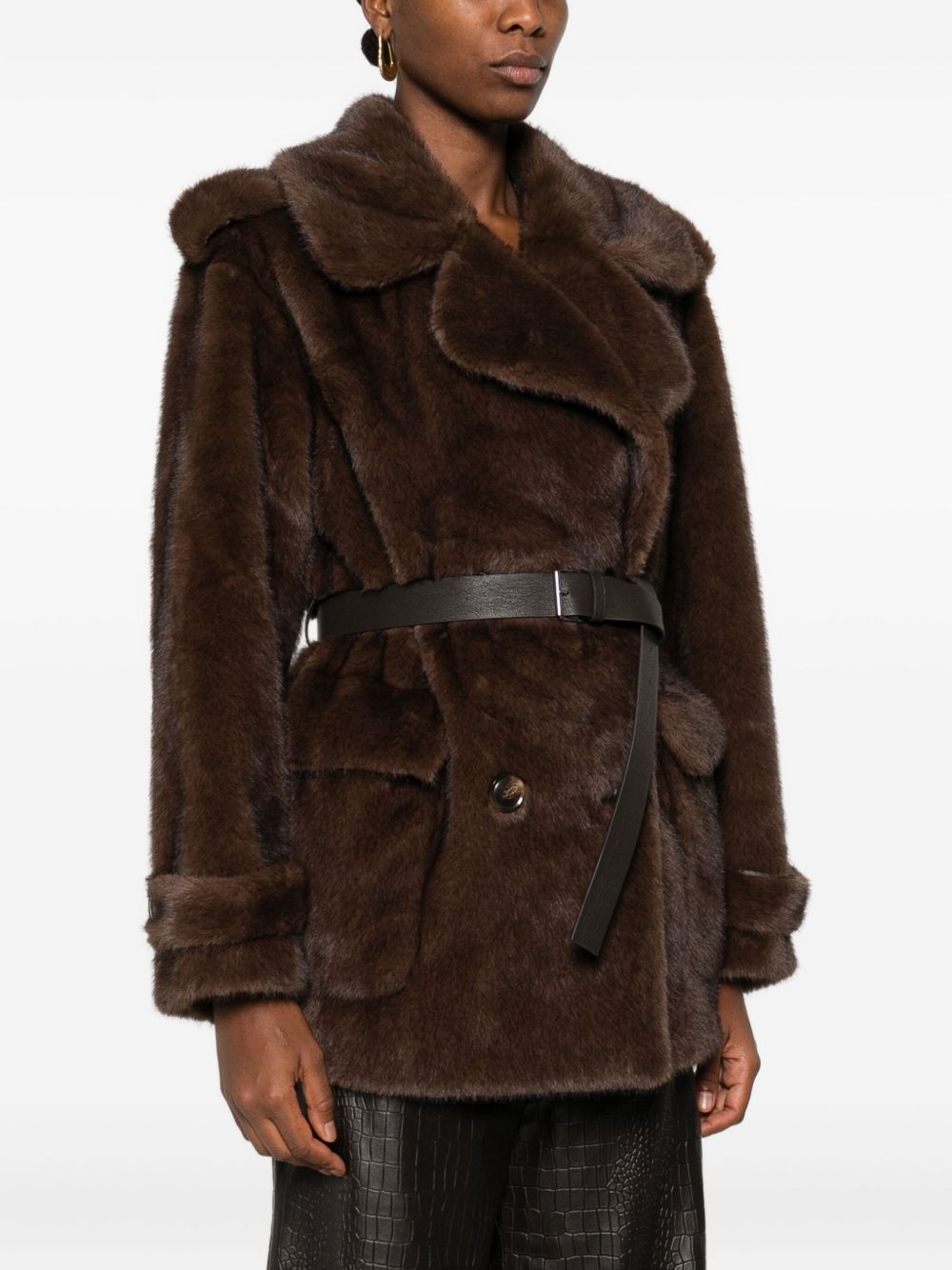 Parosh Coats Brown Parosh