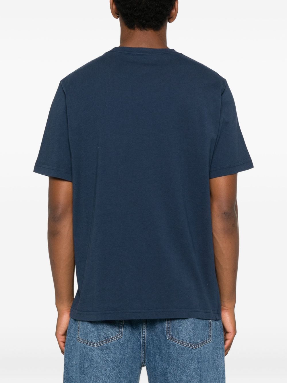 AUTRY X MAISON KITSUNE T-shirts and Polos Blue Autry X MAISON KITSUNE