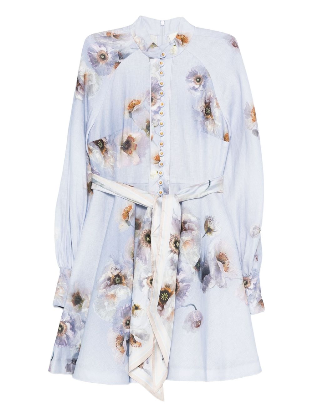 Zimmermann Floral-print linen mini dress Zimmermann
