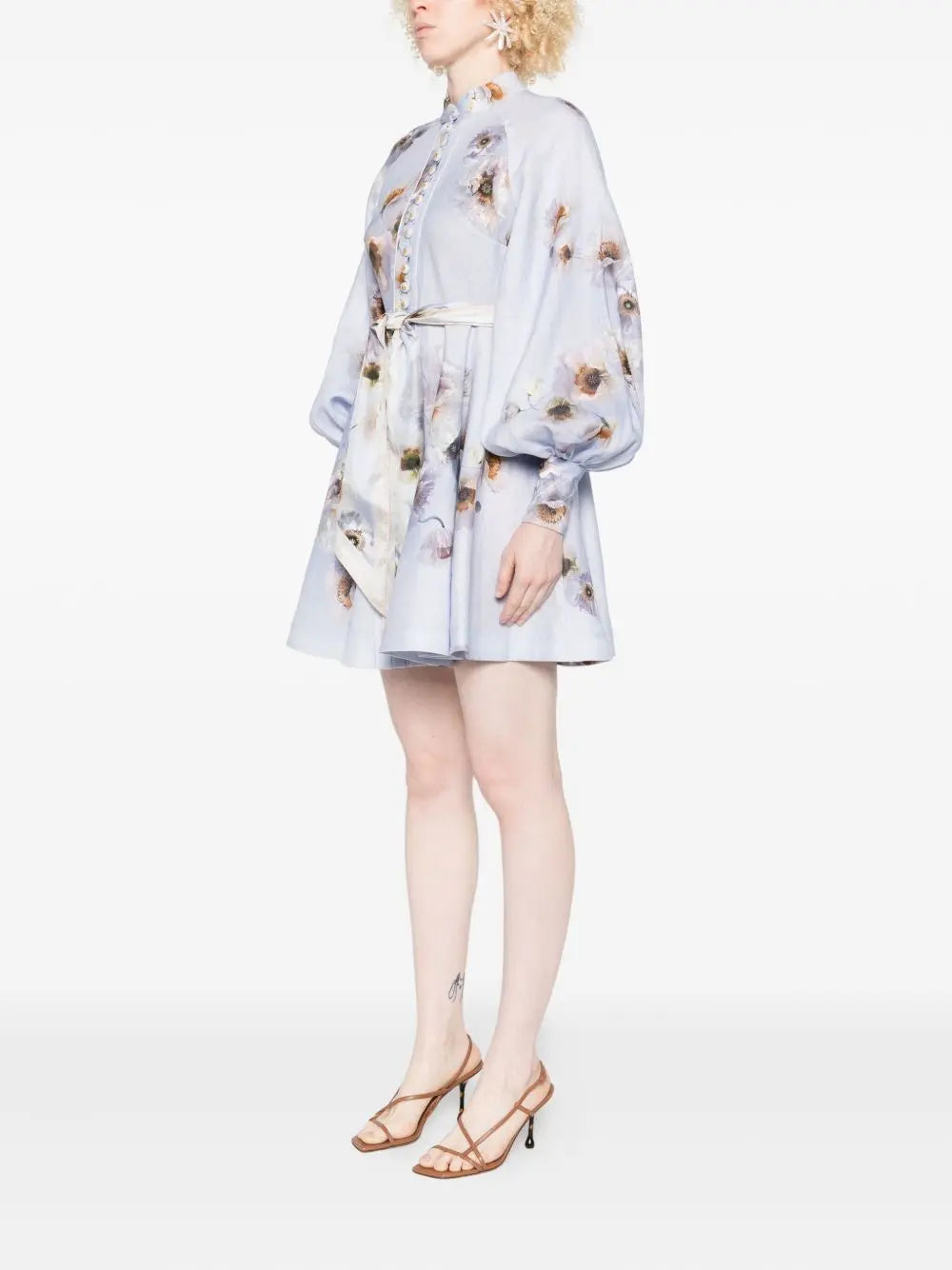 Zimmermann Floral-print linen mini dress Zimmermann
