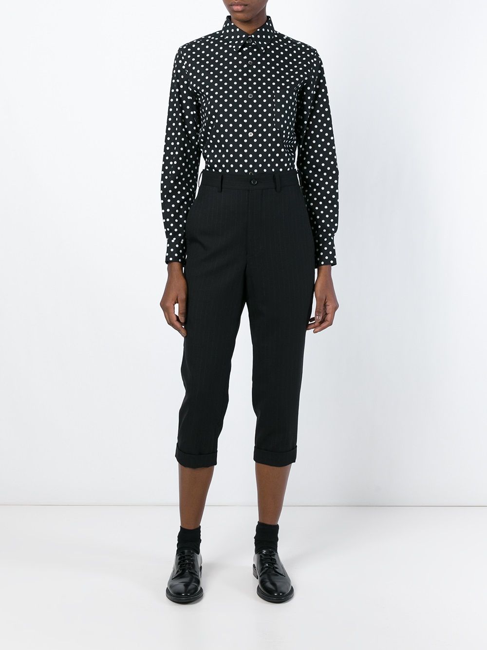 Comme Comme Trousers Black Comme Comme
