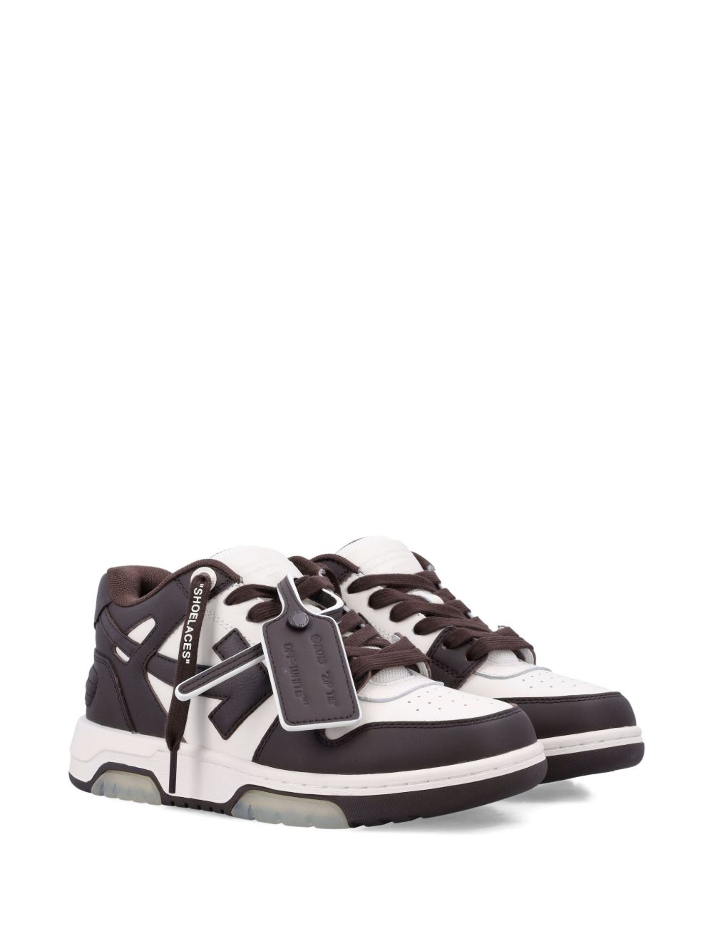 Off White Sneakers Brown Off White