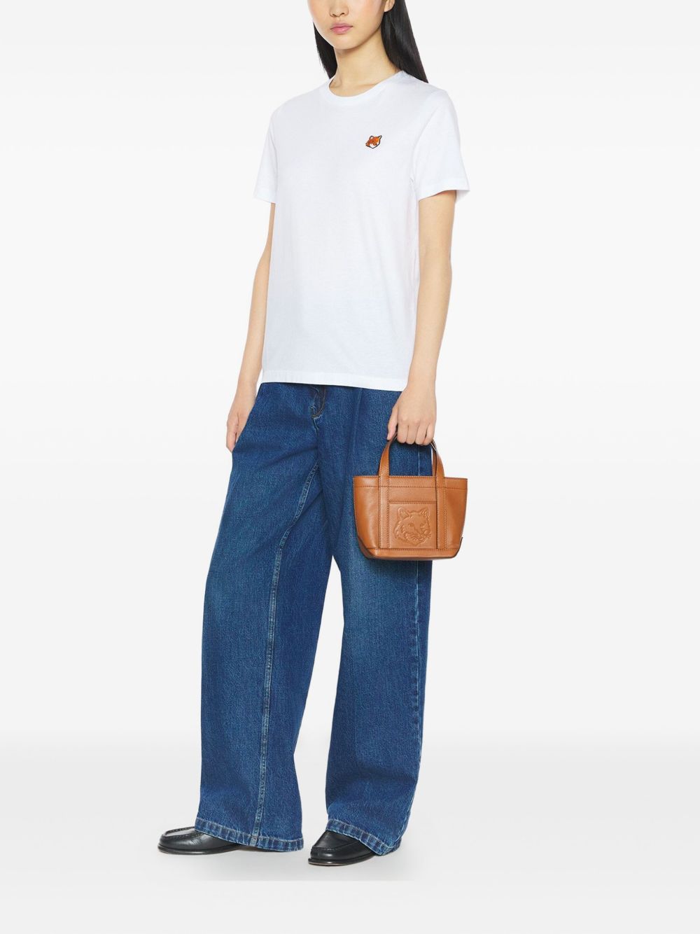 Maison Kitsuné T-shirt with Fox Head application Maison Kitsuné