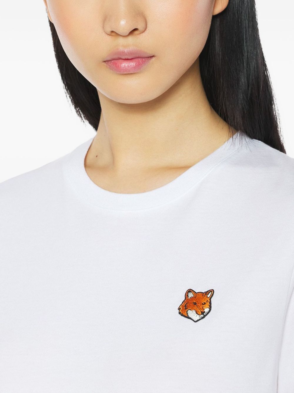 Maison Kitsuné T-shirt with Fox Head application Maison Kitsuné