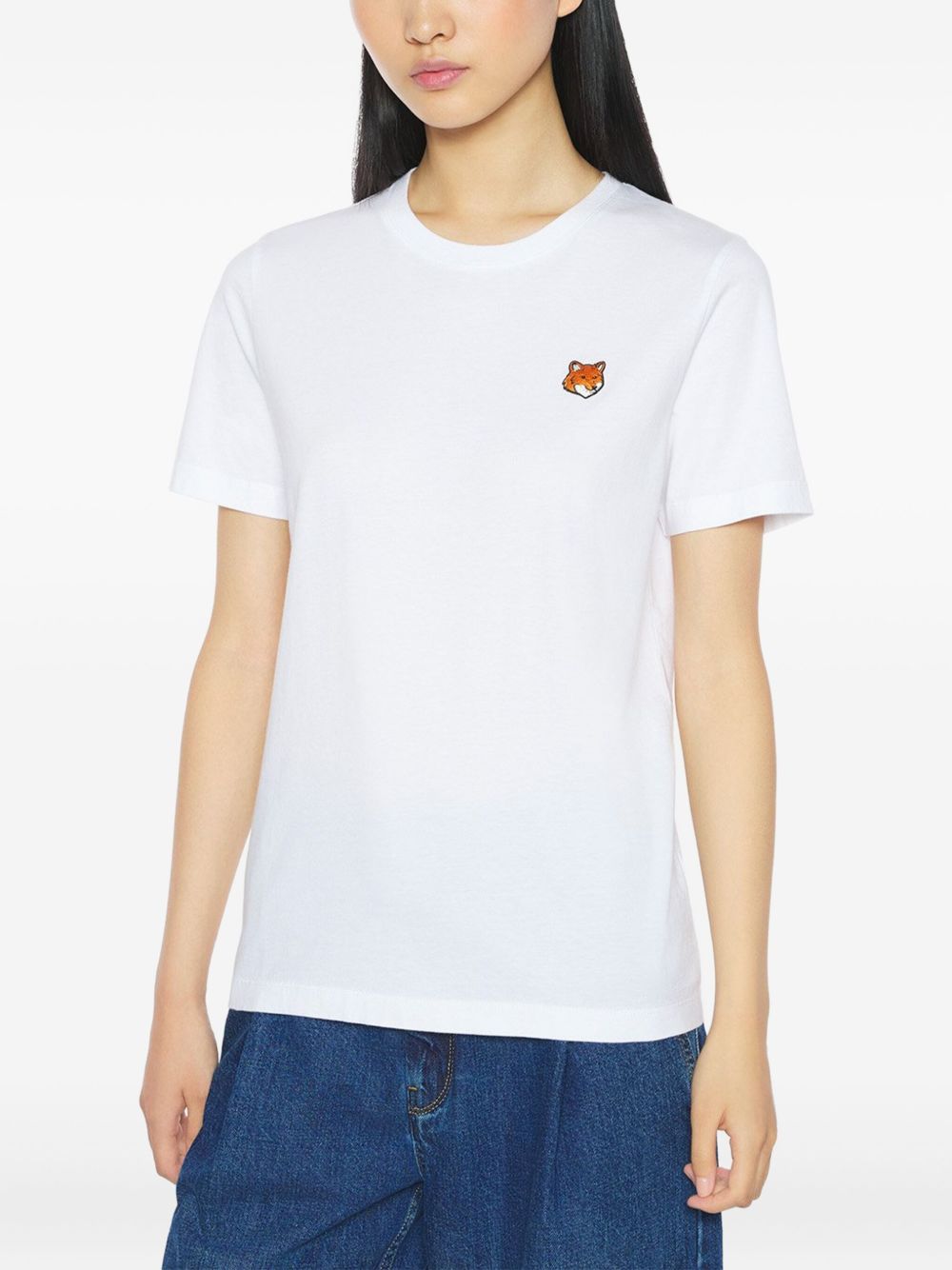 Maison Kitsuné T-shirt with Fox Head application Maison Kitsuné