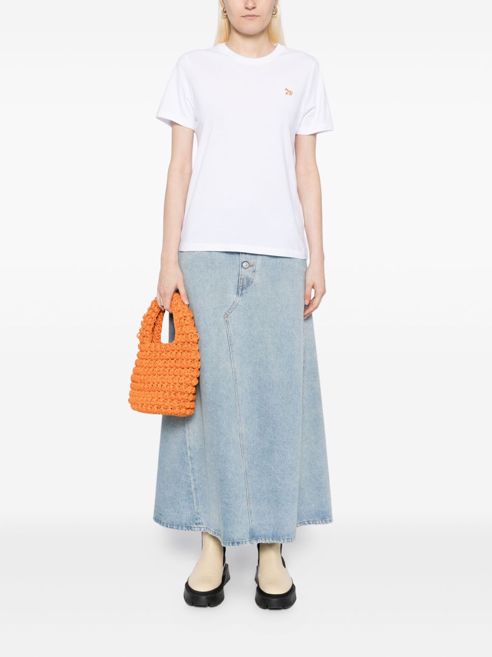 Maison Kitsuné T-shirt with embroidery Maison Kitsuné