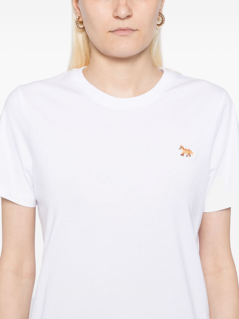 Maison Kitsuné T-shirt with embroidery Maison Kitsuné