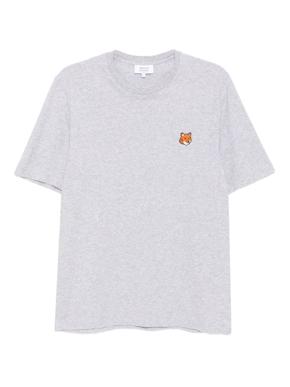 Maison Kitsuné Embroidered-logo patch T-shirt Maison Kitsuné