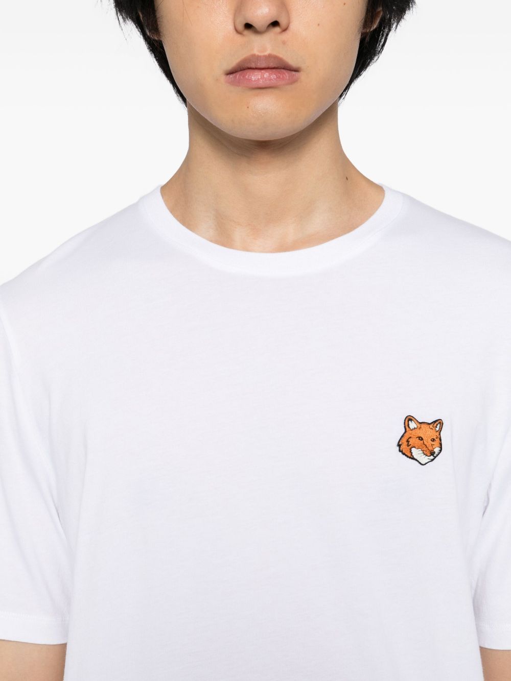 Maison Kitsuné T-shirt with application Maison Kitsuné