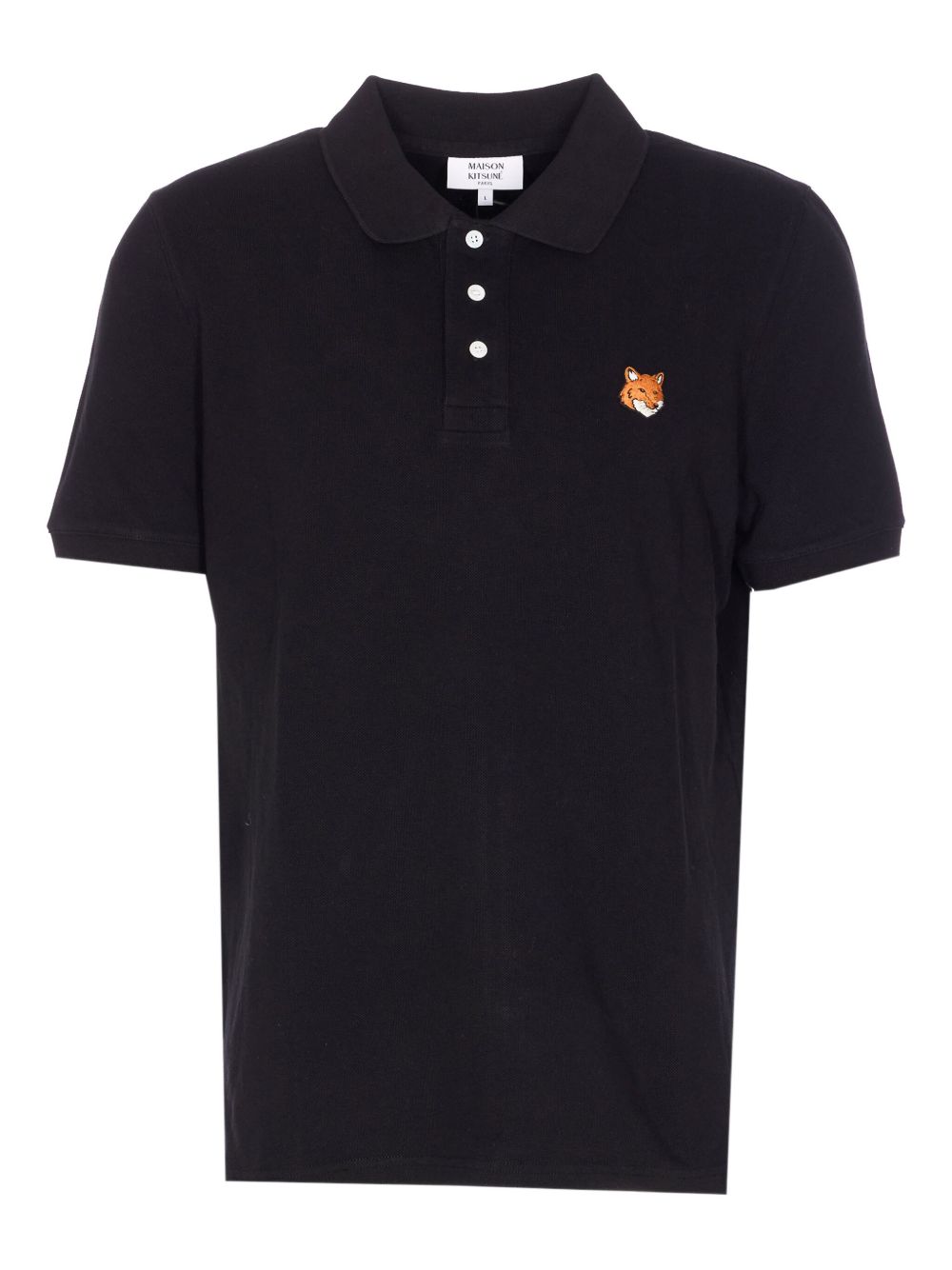 Maison Kitsuné Fox-patch polo shirt Maison Kitsuné