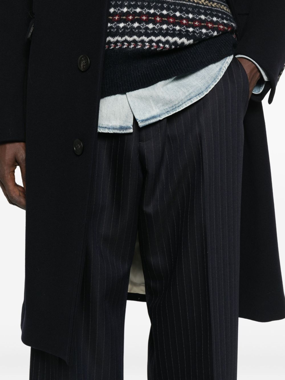 Golden Goose Trousers Blue Golden Goose