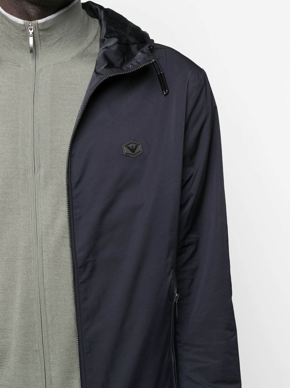 Emporio Armani Water-repellent hooded jacket Emporio Armani