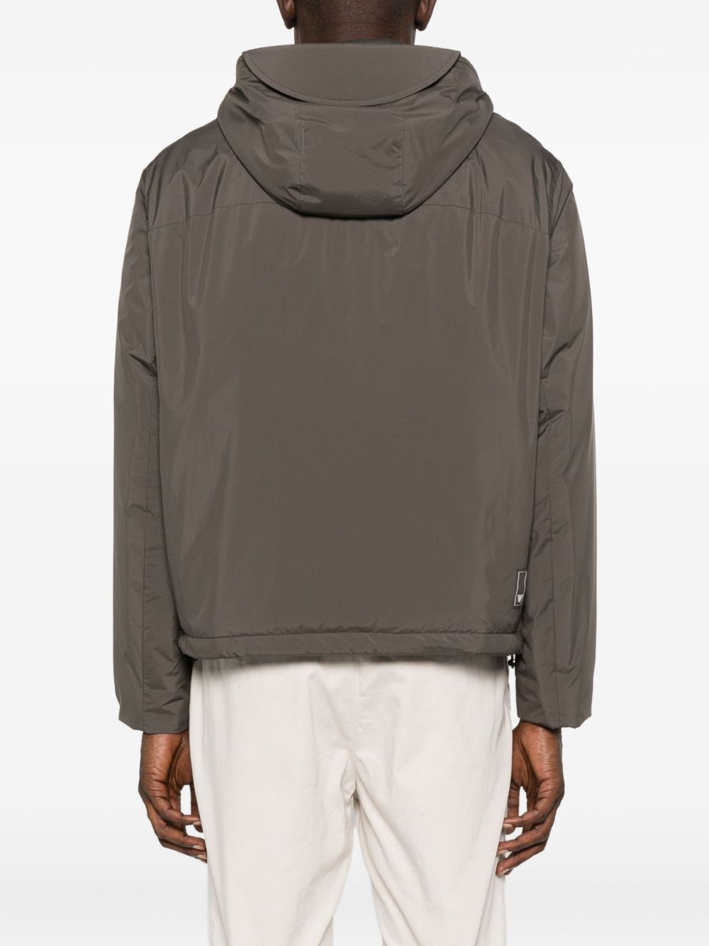 Emporio Armani Hooded zip-front jacket Emporio Armani