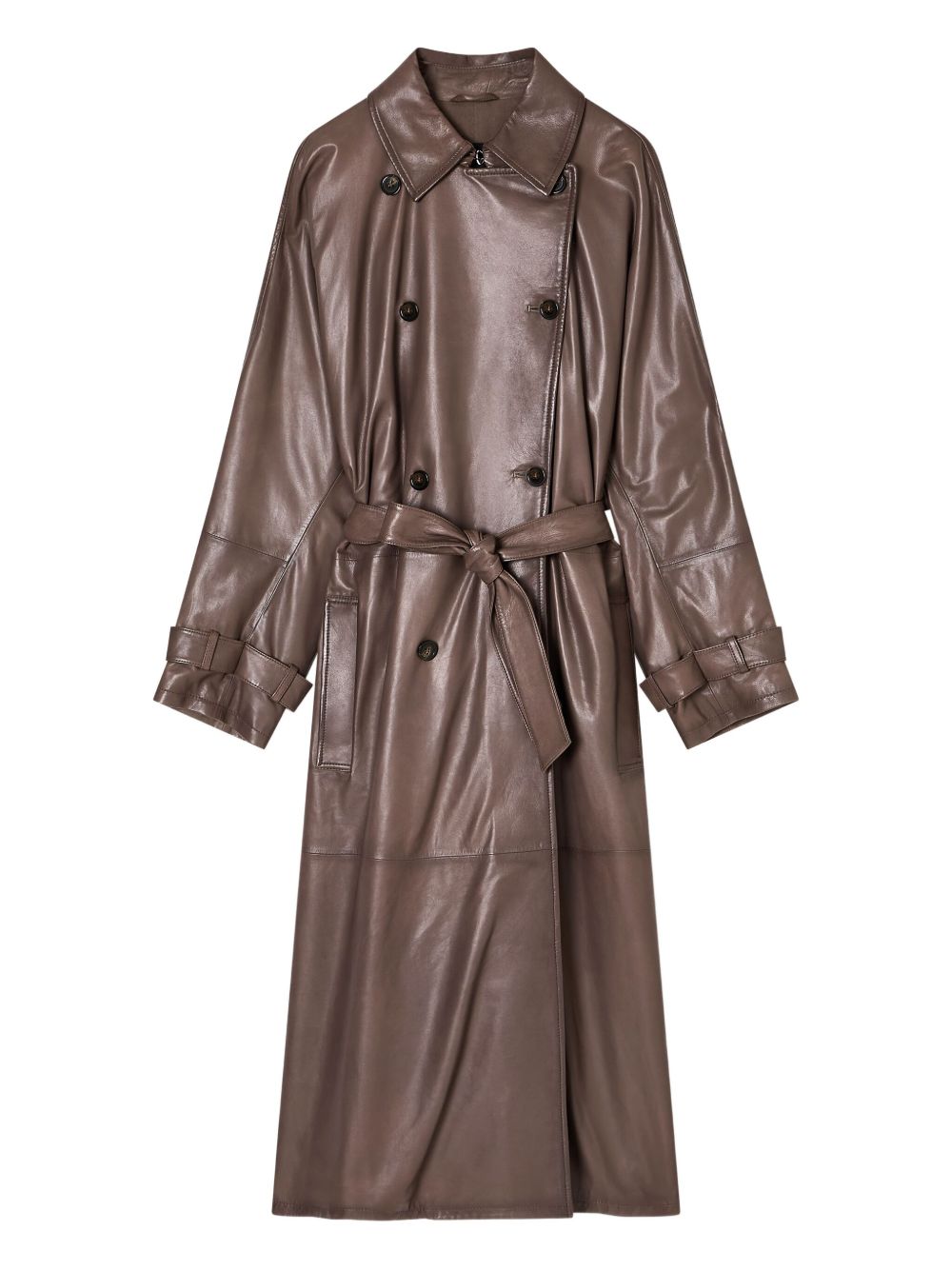 Emporio Armani Double-breasted belted trench coat Emporio Armani