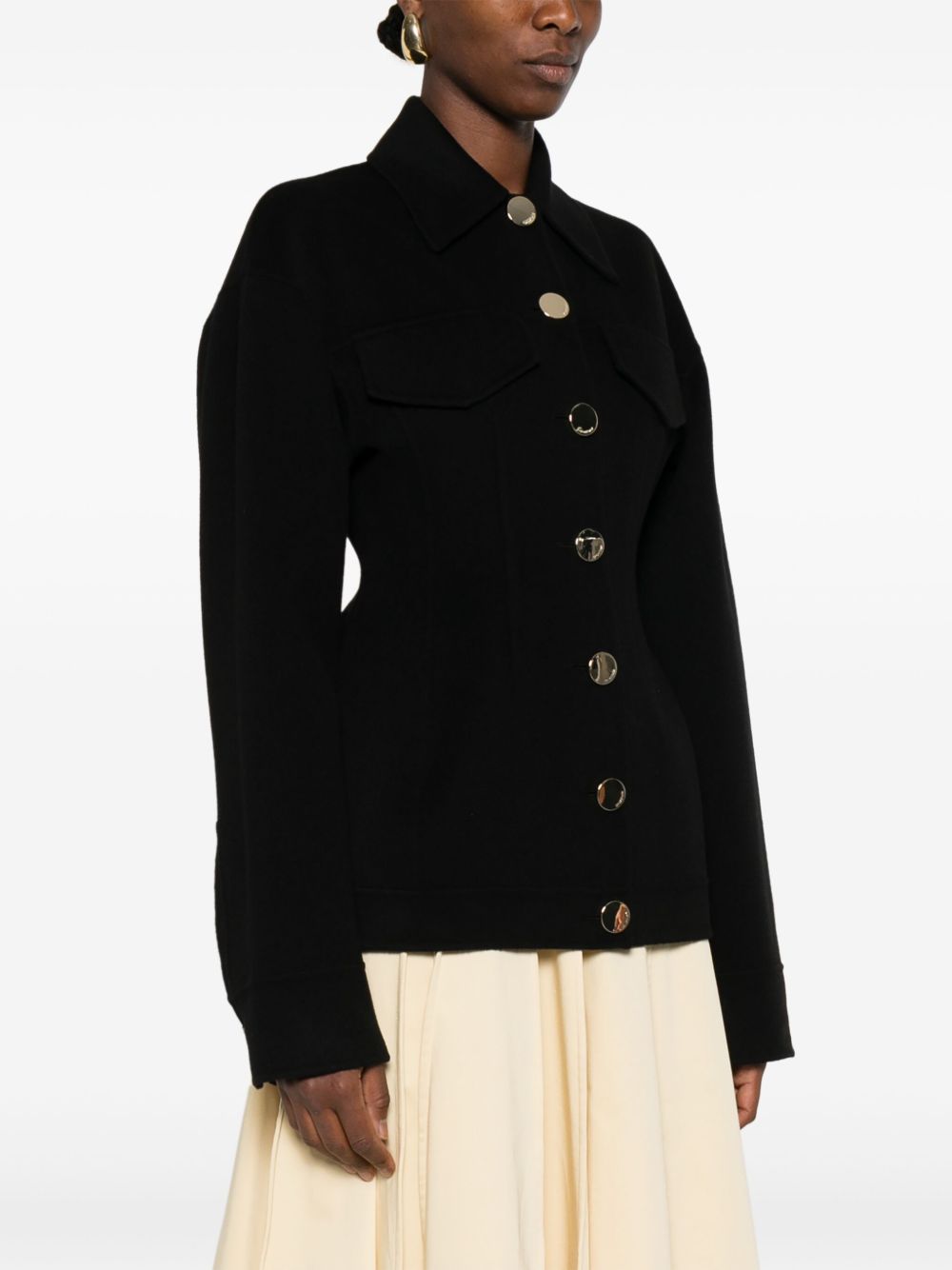 SPORTMAX PRE Coats Black SPORTMAX PRE