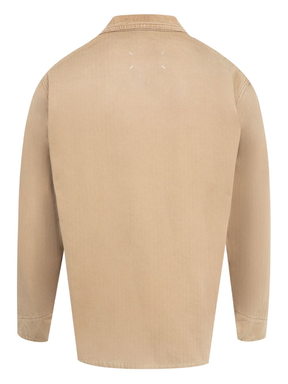 Maison Margiela Herringbone-weave shirt jacket Maison Margiela