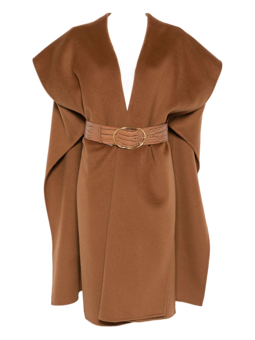 Elisabetta Franchi Coats Brown Elisabetta Franchi