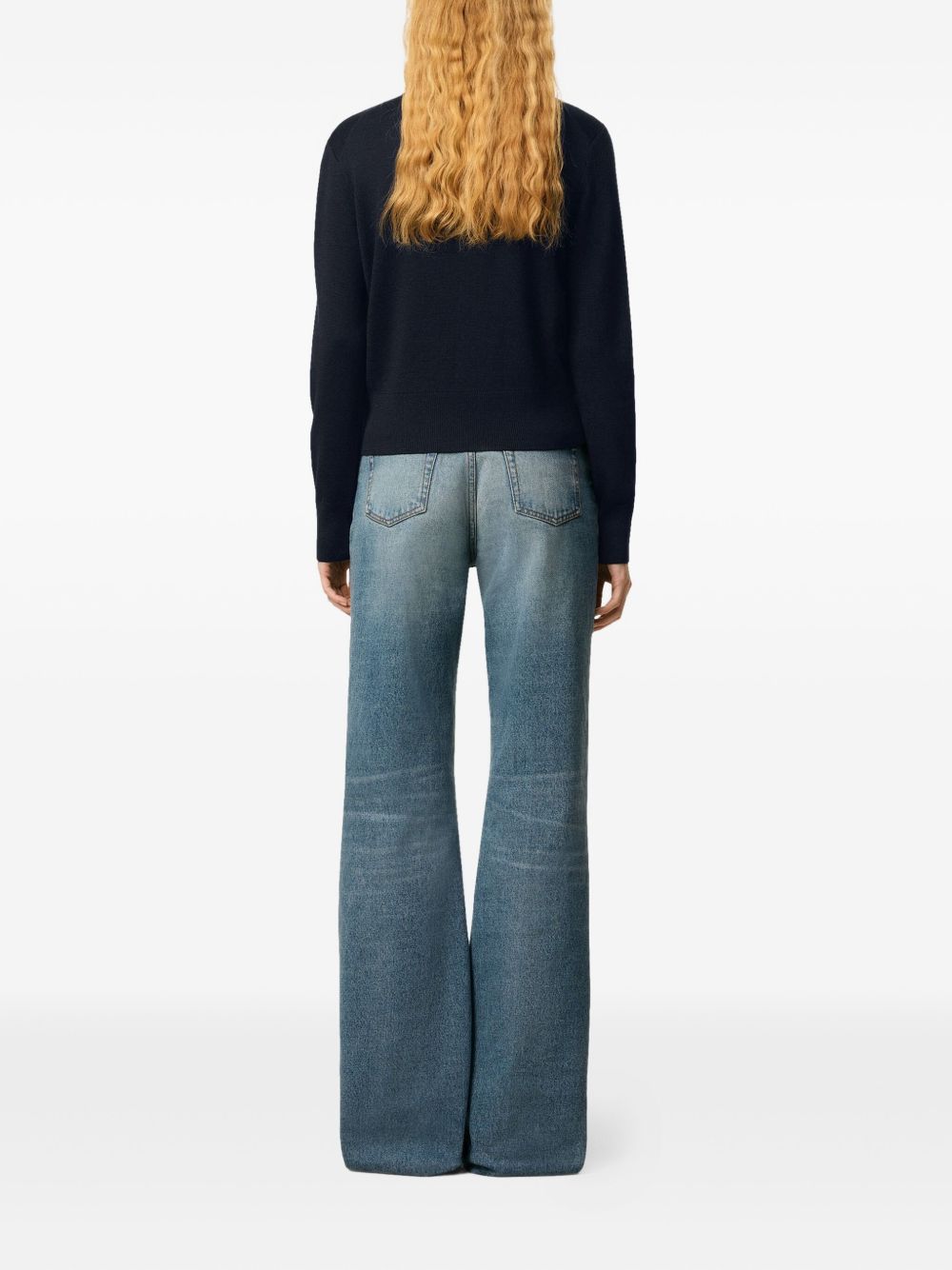 Ami Paris Sweaters Blue Ami Paris