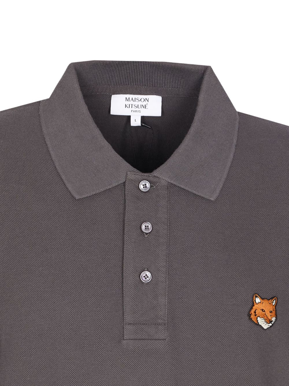 Maison Kitsuné Fox Head Regular Polo Maison Kitsuné