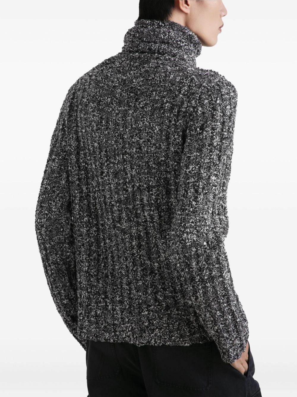Dolce & Gabbana Roll-neck speckled sweater Dolce & Gabbana