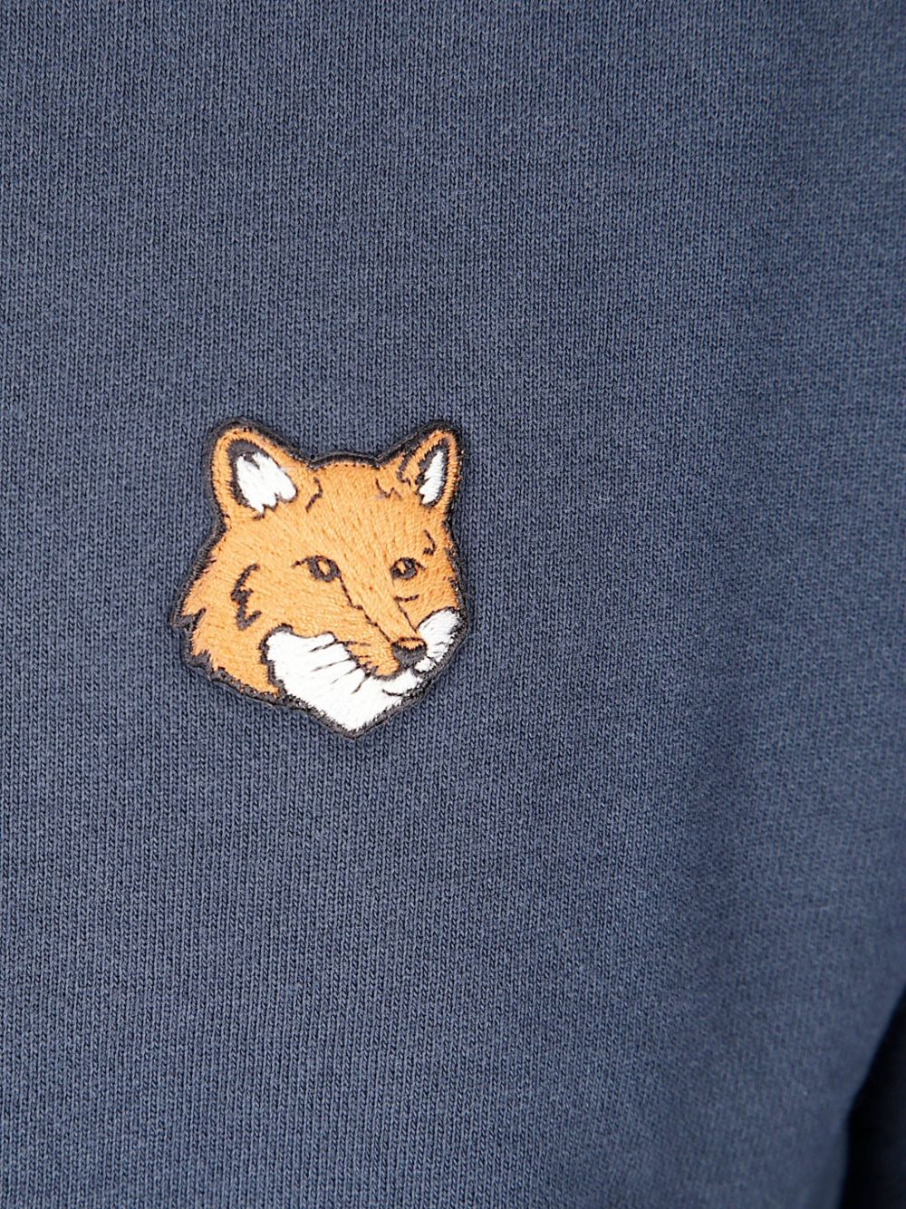 Maison Kitsuné Fox Head-motif cotton sweatshirt Maison Kitsuné